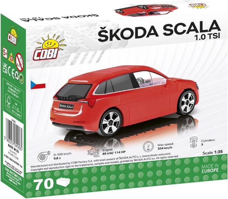 Cobi 24582 Škoda Scala 1.0 TSI - obrázek 3