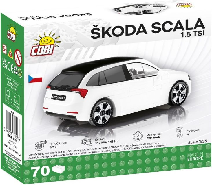 COBI 24583 Škoda Scala 1.5 TSI - obrázek 3