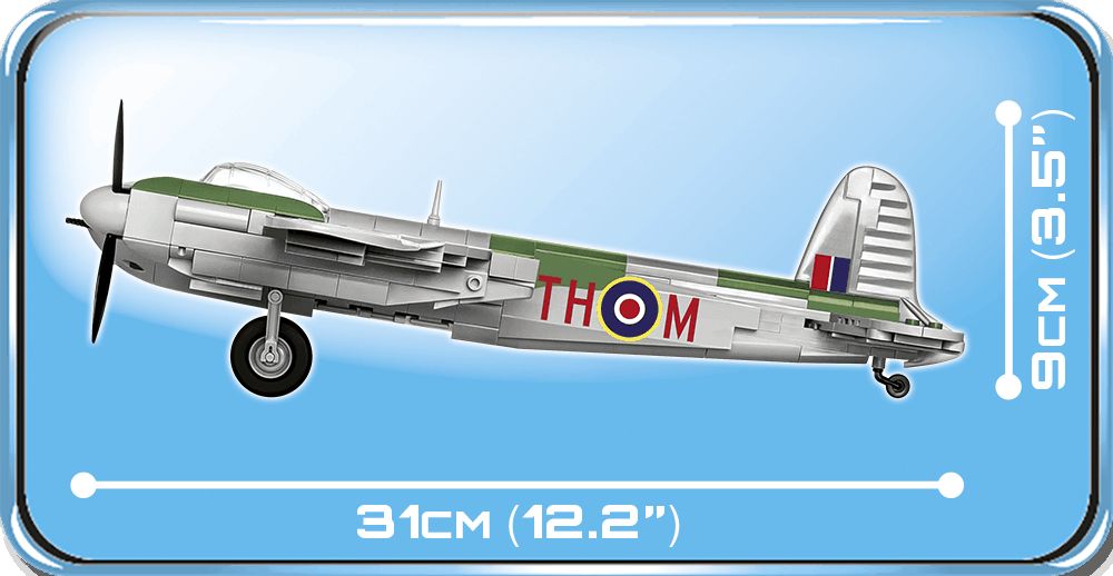COBI 5718 WW II - Víceúčelový bojový letoun de Havilland Mosquito FB Mk. VI. - obrázek 8