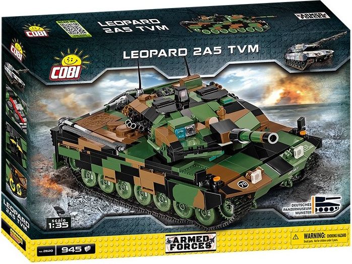COBI 2620 Armed Forces Německý tank Leopard 2 A5 TVM - obrázek 1