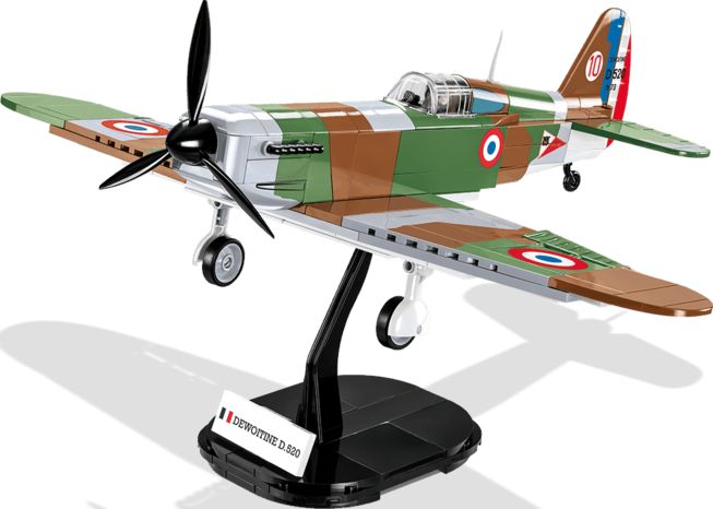 COBI 5720 World War II Francouzský stíhací letoun Dewoitine D.520 - obrázek 2