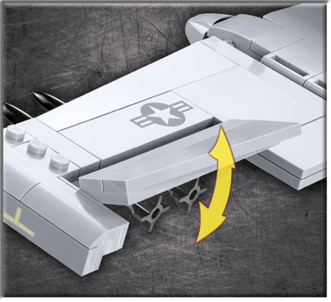 COBI 5812 Armed Forces Americký bitevní letoun A-10 Thunderbolt II WARTHOG - obrázek 4