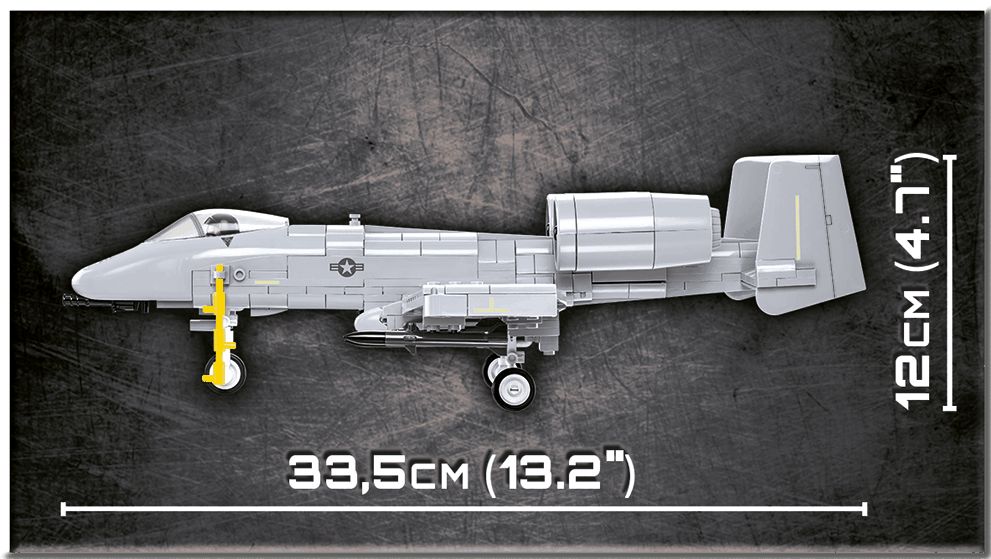 COBI 5812 Armed Forces Americký bitevní letoun A-10 Thunderbolt II WARTHOG - obrázek 8