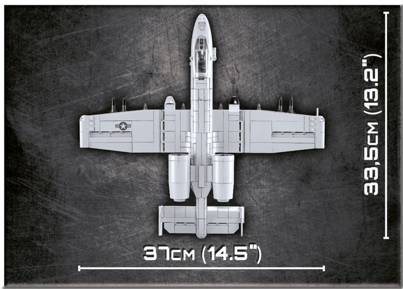 COBI 5812 Armed Forces Americký bitevní letoun A-10 Thunderbolt II WARTHOG - obrázek 9