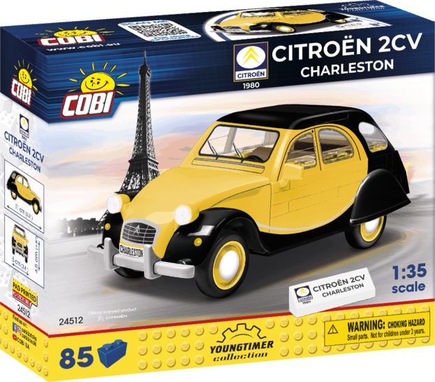 AUTOMOBIL CITROËN 2CV ,,KACHNA" CHARLESTON 1980 COBI 24512 - YOUNGTIMER - obrázek 1