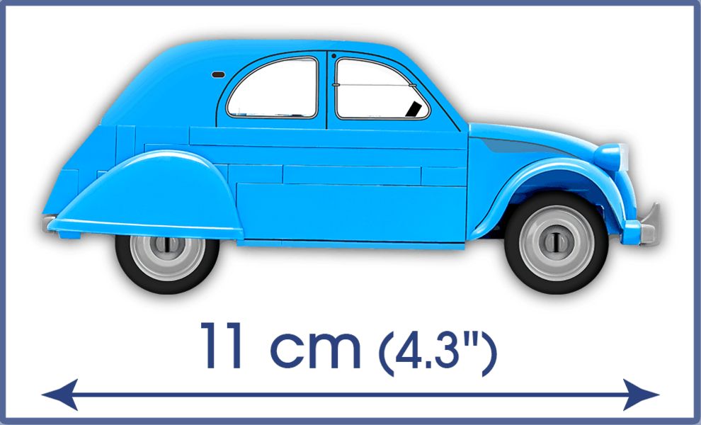 COBI Citroen 2CV typ AZ (1962), 1:35, 82 k - obrázek 3