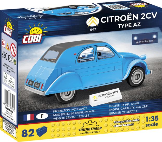 COBI Citroen 2CV typ AZ (1962), 1:35, 82 k - obrázek 5