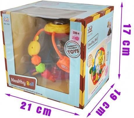 Iso trade HuiLe Toys, Víceúčelové chrastítko - koule, 1387 - obrázek 3