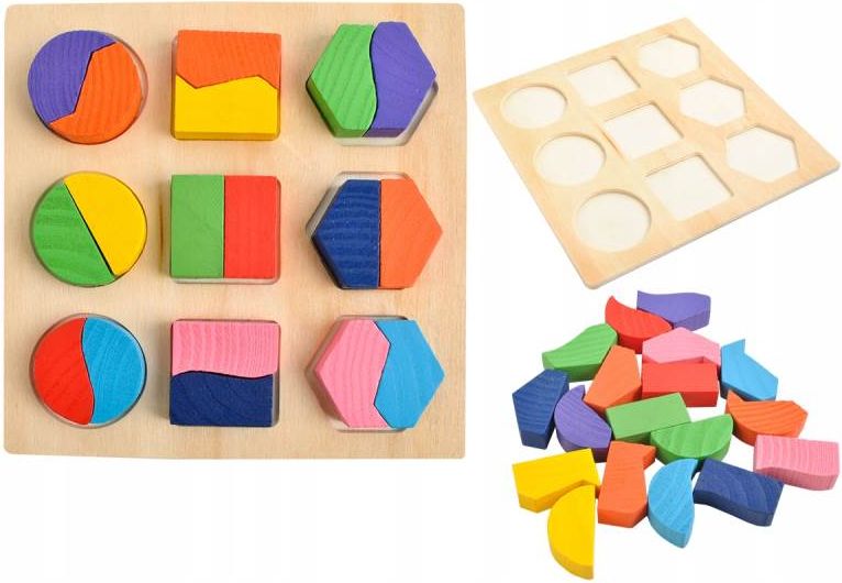 Iso trade ISO 6827 Puzzle geometrické tvary - obrázek 1