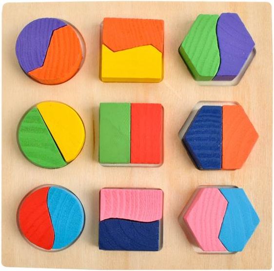 Iso trade ISO 6827 Puzzle geometrické tvary - obrázek 5