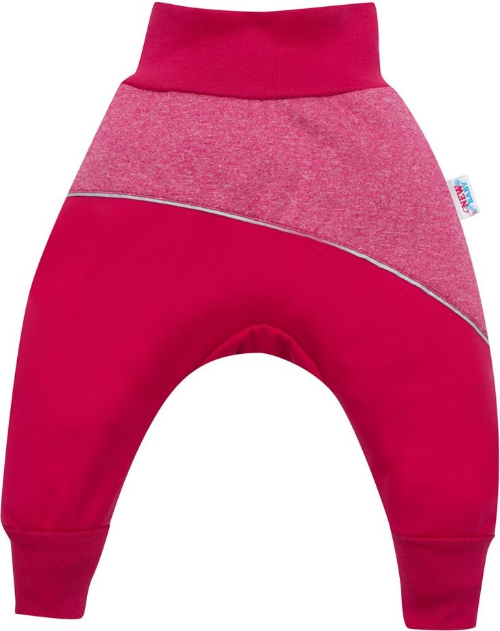 NEW BABY Softshellové kojenecké kalhoty New Baby růžové Růžová 98 (2-3r) - obrázek 1