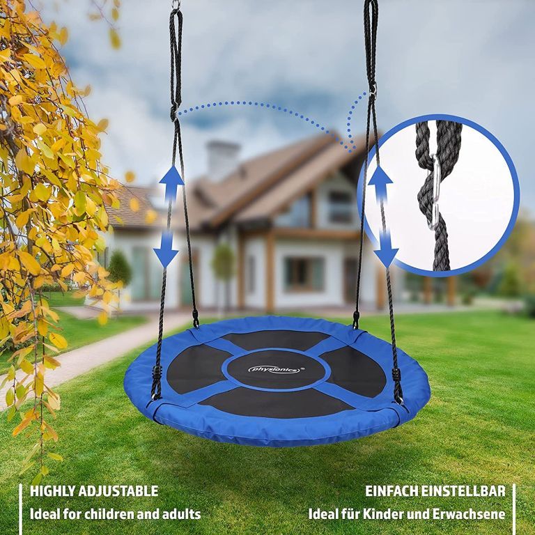 Physionics Houpačka ve tvaru kruhu, modrá, 100 cm - obrázek 2