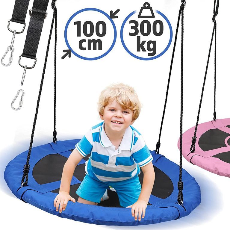 Physionics Houpačka ve tvaru kruhu, modrá, 100 cm - obrázek 4