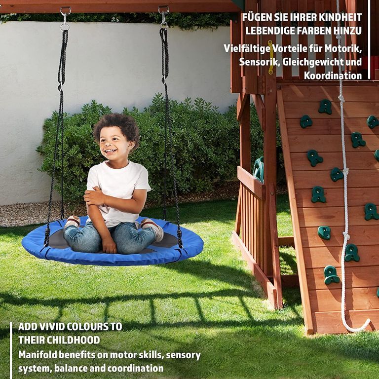 Physionics Houpačka ve tvaru kruhu, modrá, 100 cm - obrázek 8