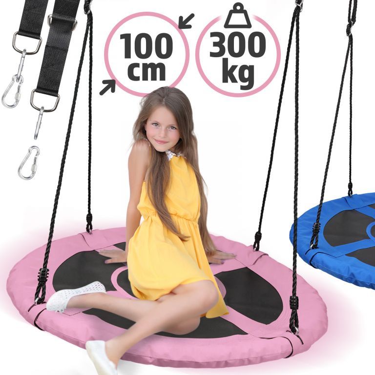 Physionics Houpačka ve tvaru kruhu, růžová, 100 cm - obrázek 14