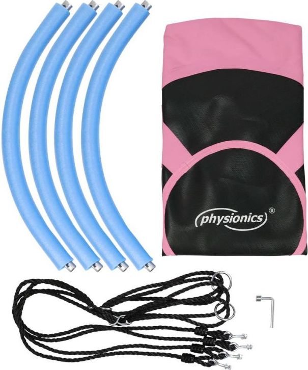 Physionics Houpačka ve tvaru kruhu, růžová, 100 cm - obrázek 15