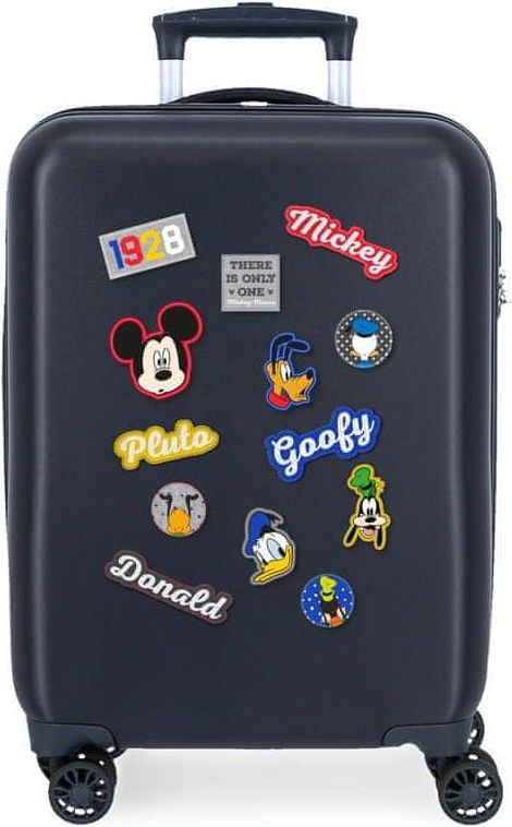 Joummabags Luxusní dětský ABS cestovní kufr MICKEY MOUSE Good Day, 55x38x20cm, 34L, 3071729 - obrázek 1