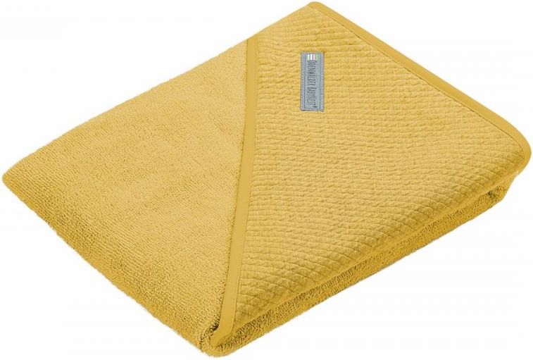 Odenwälder Osuška s kapucí 100x100 cm Mustard 2021 - obrázek 1