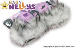 Rukávník na kočár - ESKYMO sloni na fialovém - BabyNellys - obrázek 1