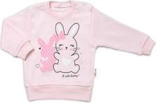 Souprava tepláková 2-dílná bavlna - CUTE BUNNY růžová - vel.80 - obrázek 3