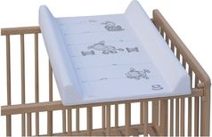 Přebalovací podložka pevná NewBaby - LIŠKA bílá - 80x50cm - obrázek 2