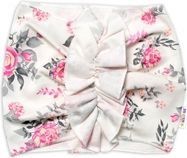 Čelenka dětská bavlna - TURBAN new rosses smetanová - 12-18měs. - obrázek 1