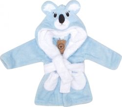 Luxusní župan chlupáčkový - KOALA modrý - vel.86 - obrázek 2