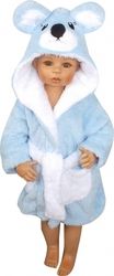 Luxusní župan chlupáčkový - KOALA modrý - vel.86 - obrázek 3