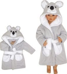 Luxusní župan chlupáčkový - KOALA šedý - vel.92 - obrázek 1