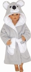 Luxusní župan chlupáčkový - KOALA šedý - vel.92 - obrázek 3