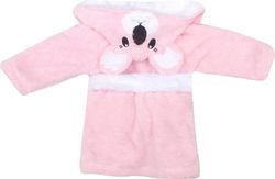 Luxusní župan chlupáčkový - KOALA růžový - vel.86 - obrázek 2