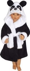 Luxusní župan chlupáčkový - PANDA černo-bílý - vel.92 - obrázek 3