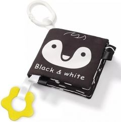 Hračka měkká senzorická knížka - BLACK AND WHITE - BabyOno - obrázek 1