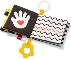 Hračka měkká senzorická knížka - MY CONTRAST BOOK - BabyOno - obrázek 4