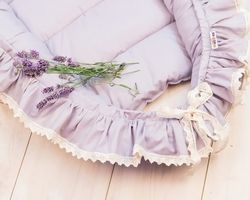 Hnízdečko pro miminko LUX - BOHO STYLE šedé - BabyNellys - obrázek 4