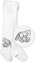 Punčocháče dětské bavlna - CUTE BUNNY bílé - vel.80-86 - obrázek 1
