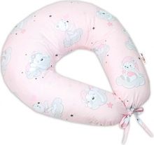 Kojící relaxační polštář - MRÁČEK růžový - BabyNellys - obrázek 1
