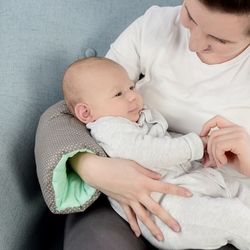 Kojící polštářek na ruku - ZVÍŘÁTKA V LESE se šedou - BabyNellys - obrázek 2