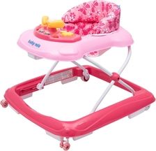 Chodítko dětské - S VOLANTEM růžové - BabyMix - obrázek 1