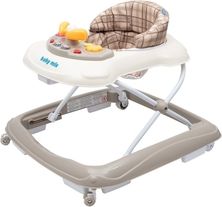 Chodítko dětské - S VOLANTEM béžové - BabyMix - obrázek 1