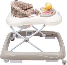 Chodítko dětské - S VOLANTEM béžové - BabyMix - obrázek 3