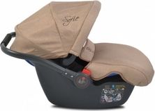 Autosedačka/Vajíčko Moni - SOFIE kůže hnědo-cihlová - 0-13kg - obrázek 2