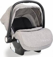 Autosedačka/Vajíčko Moni - VEYRON světle šedá - 0-13kg - obrázek 1