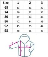 Bundička softshellová jaro/podzim NewBaby - KAPUCE modrá - vel.68 - obrázek 4