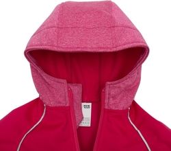 Bundička softshellová jaro/podzim NewBaby - KAPUCE růžová - vel.98 - obrázek 2