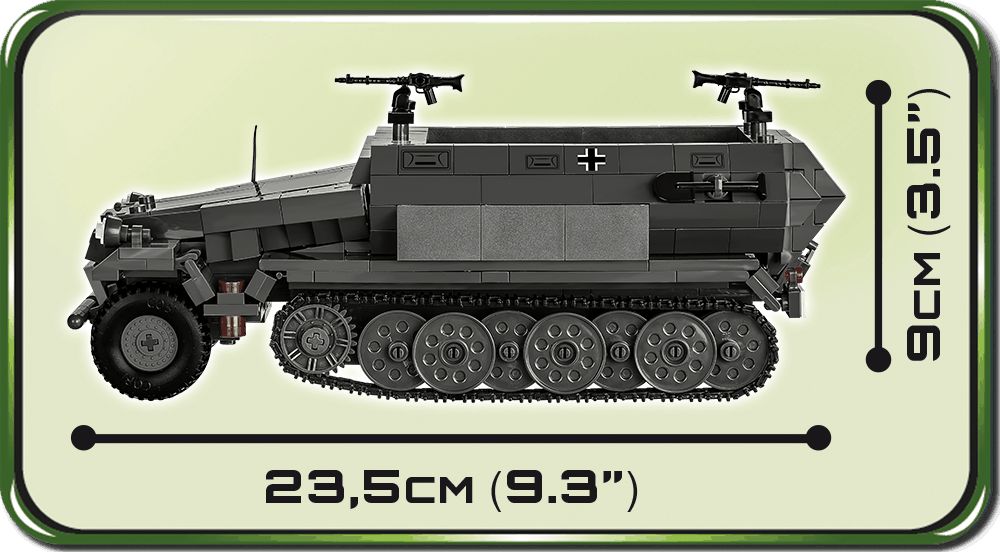 Cobi 2552 II WW - Kolopásový transportér Sd.Kfz 251/1 Ausf. A - obrázek 9