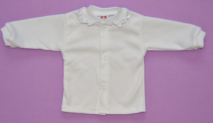 Bílá kojenecká košilka Dětský svět krajka velikost 52 - obrázek 1