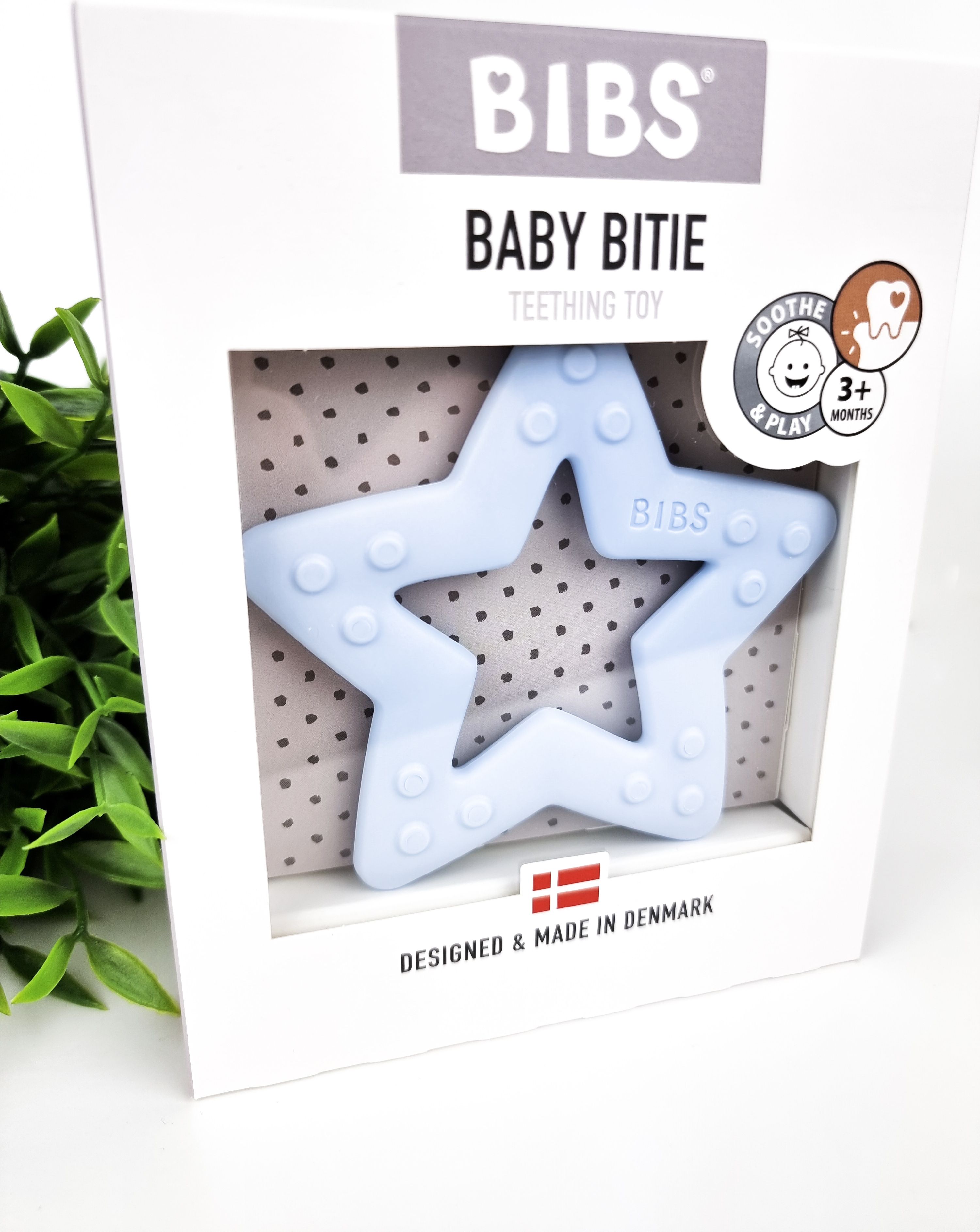 Bibs hvězdička modrá - kousátko - obrázek 1