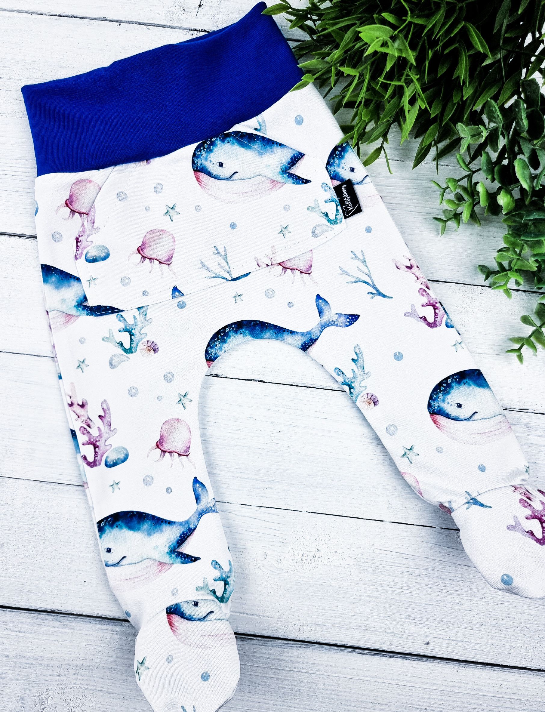 Kulišárny (handmade) Polodupačky ,,OCEÁN,, blue VELIKOST: 56