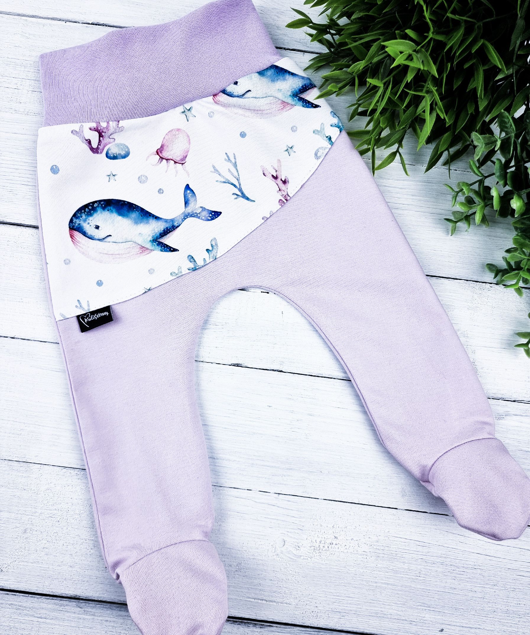 Kulišárny (handmade) Polodupačky ,,OCEÁN,, purple silky VELIKOST: 56